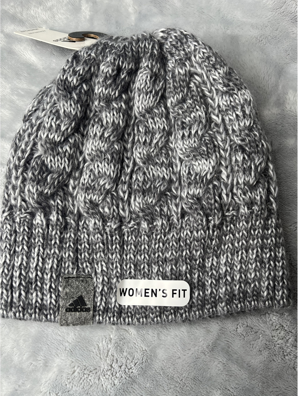 NWT Adidas Women's Gray/Whittier 3 Beanie